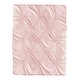 preview thumbnail 3 of 4, Sweet Jojo Designs Blush Pink Shabby Chic Girl 3pc Mini Crib Bedding Set Rose Elegant Ruched Diamonds Classic Princess Harper