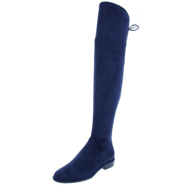 marc fisher blue suede boots