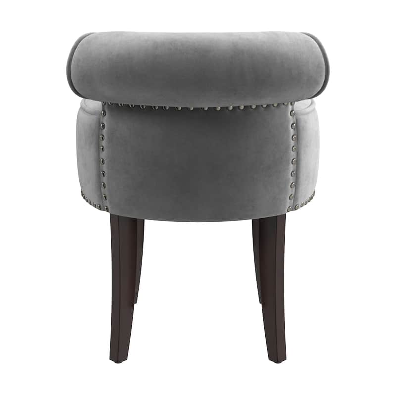 Hillsdale Furniture Lena Wood Vanity Stool