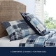 preview thumbnail 4 of 6, Nautica Mason Patchwork Reversible Cotton Navy Comforter Set