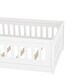 preview thumbnail 9 of 11, Twin Size Floor Bed with Slats, Solid Wood Bedframe with Heightened Safety Guardrails and Door