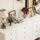 preview thumbnail 12 of 35, 63"W Wood Dresser Bedroom Storage Drawer Organizer Closet 12 Drawer