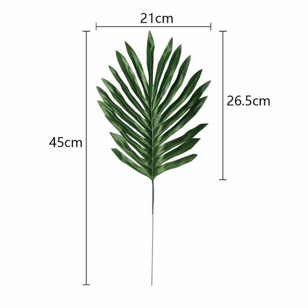 Shop Leafbaby 24 Pcs Artificial Fake Lifelike Simulation Tropical