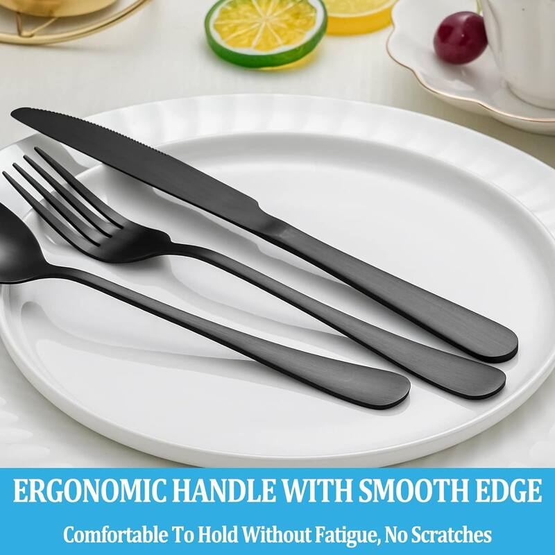 30 PCS Silverware Set Stainless Steel Flatware Cutlery Set Service for