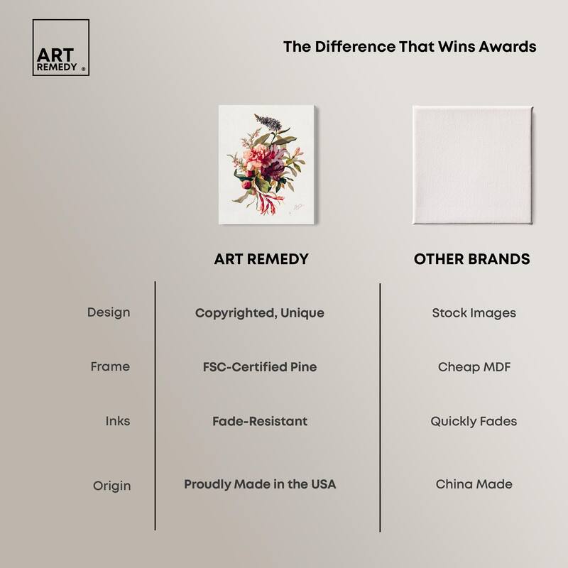 Winter-Flowering Plants Canvas by Art Remedy, Gallery Wrapped