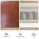 preview thumbnail 42 of 67, HULALA HOME Cigar Mid-century Modern Genuine Leather Recliner with Solid Wood Legs and Nailhead Trim
