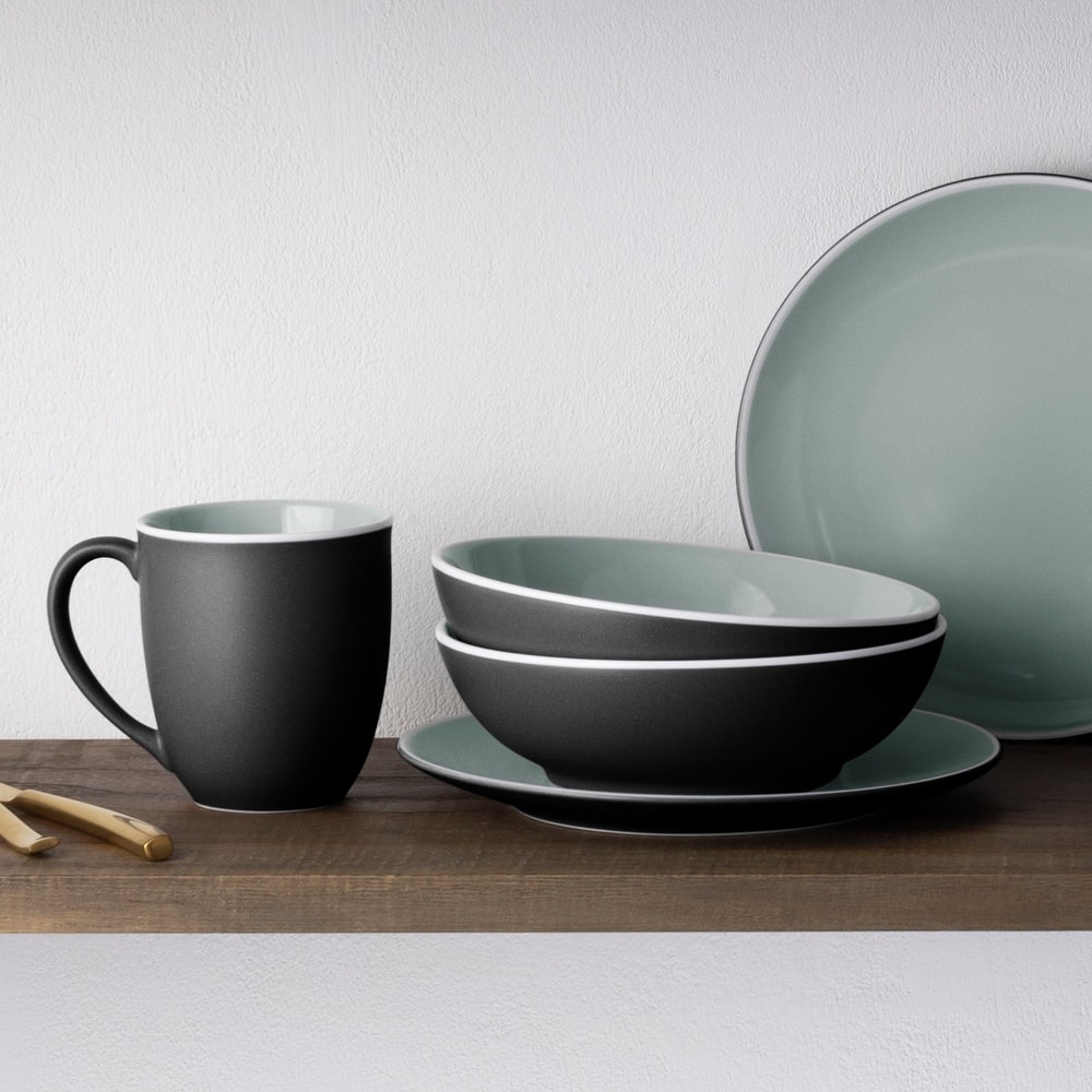 Noritake ColorTrio 4-Piece Coupe Place Setting, Service for 1