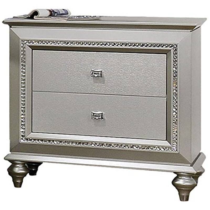 Nightstand with Storage Drawers, Bedroom Side Table, Modern Night Stand, Elegant Home Accent