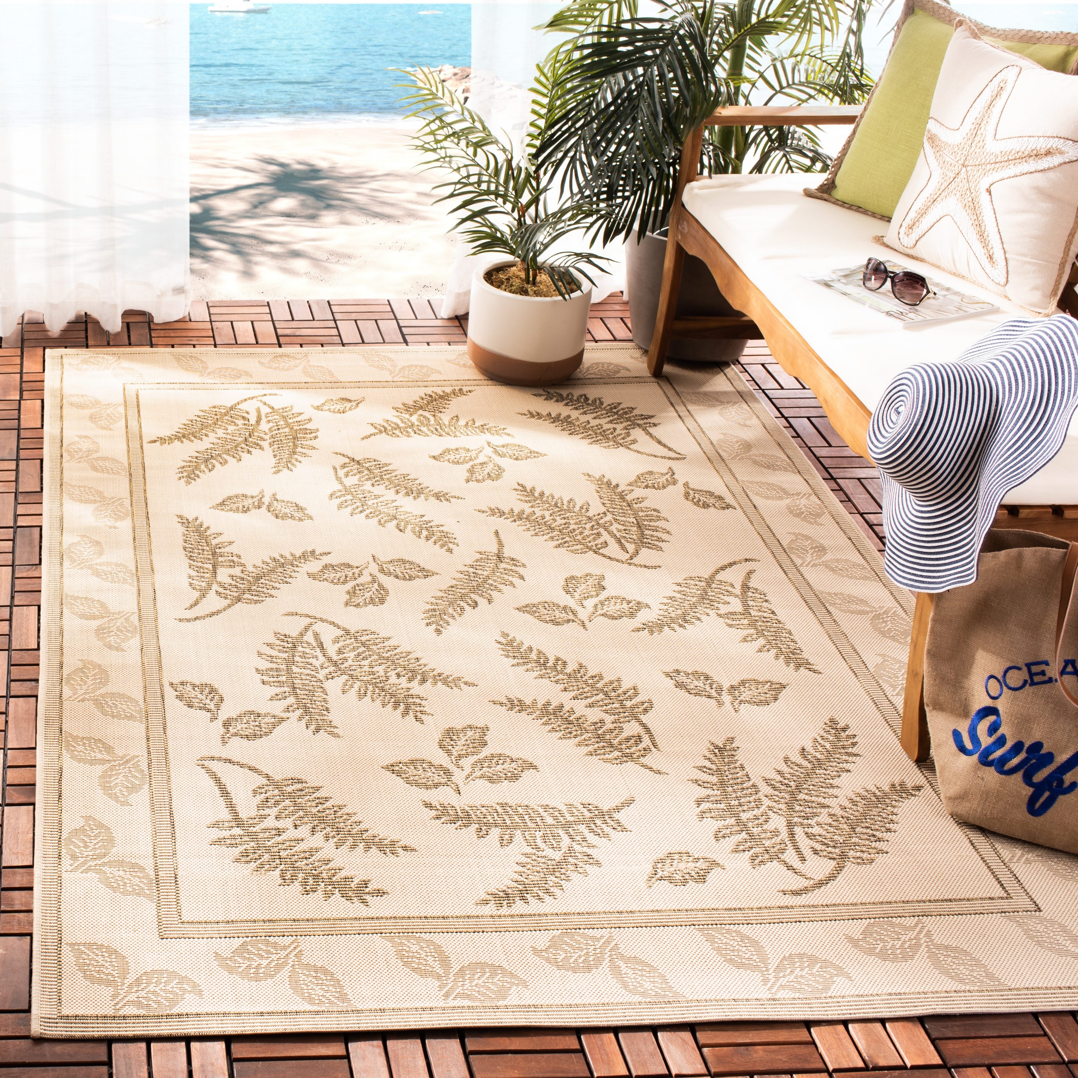 Safavieh Courtyard Rosaria Indoor Outdoor Rug For Sale Online