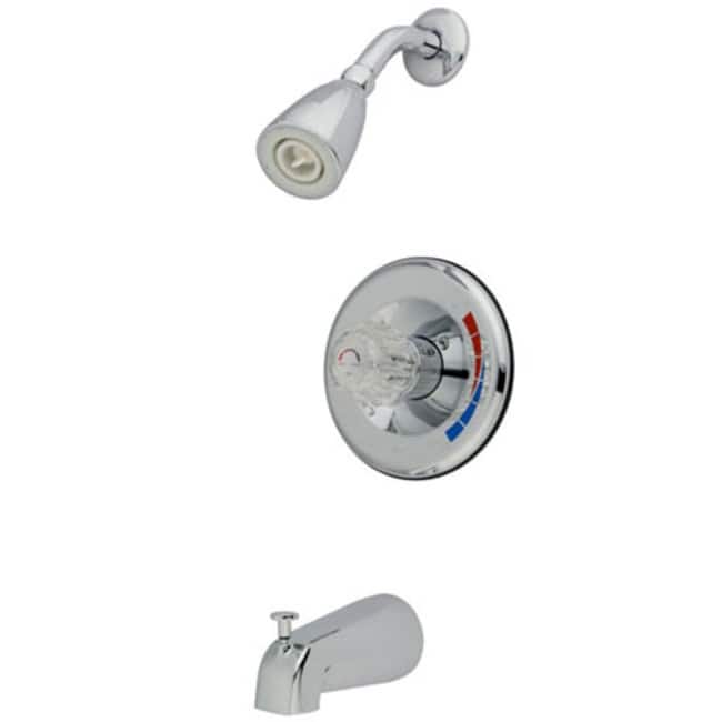 Kingston Brass Chatham Tub an Shower Faucet Trim with Acrylic Knob