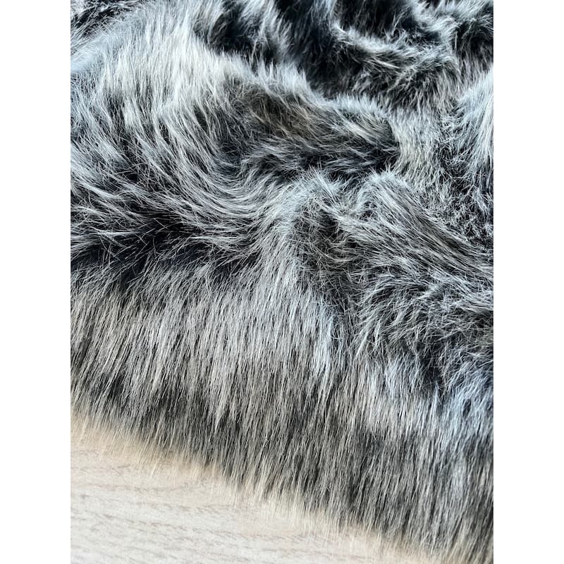 Ovella Home Premium Faux Buffalo Skin Shag Rug
