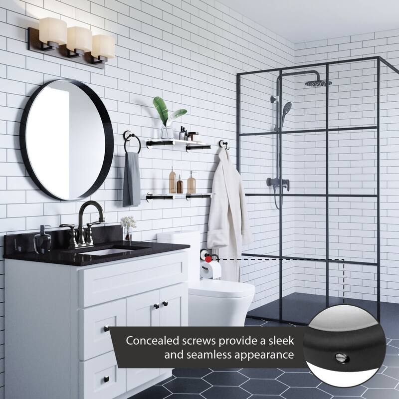 Design House 559294 Savannah Wall Mounted Toilet Paper Holder