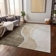 preview thumbnail 1 of 118, Machine Washable Indoor/ Outdoor Chantille Modern Abstract Rug Brown - 10' x 14'