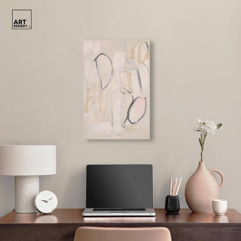 Faded Outlines II Canvas by Art Remedy, Gallery Wrapped