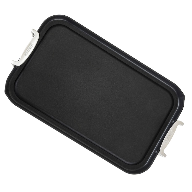 Viking Hard Anodized Nonstick Double Burner Griddle (18" X 11" X 1")