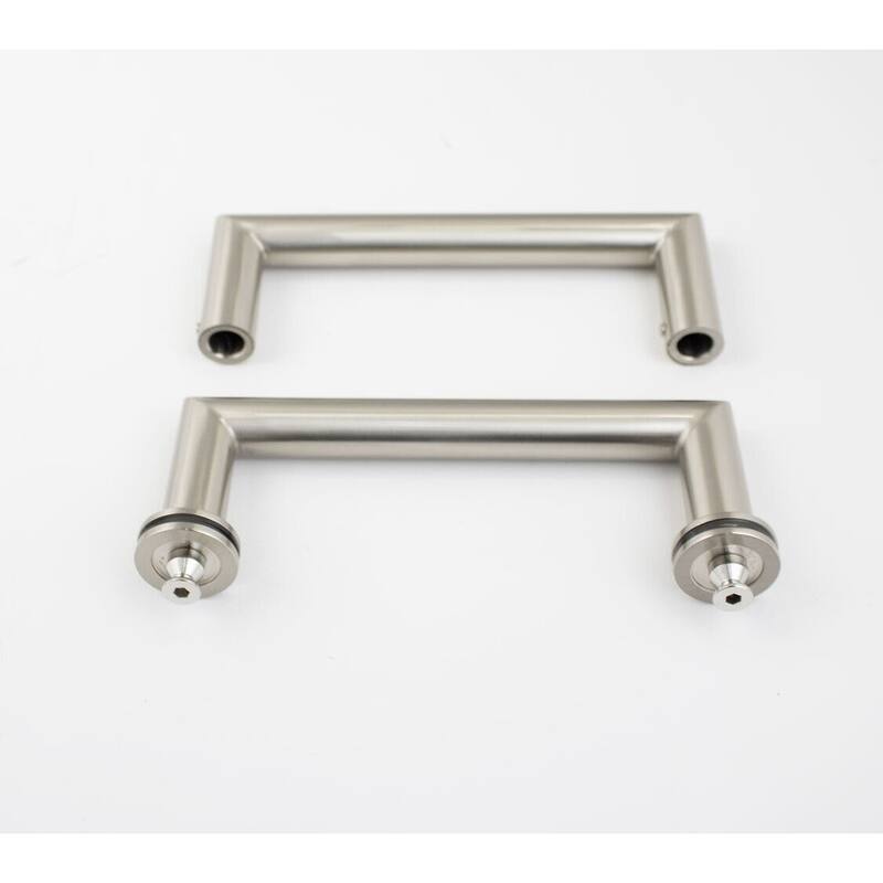 CEL 6"x 6" Mitered Corner Back to Back Shower Door Pull Handles