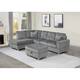 Option Dark Grey w/ Ottoman
