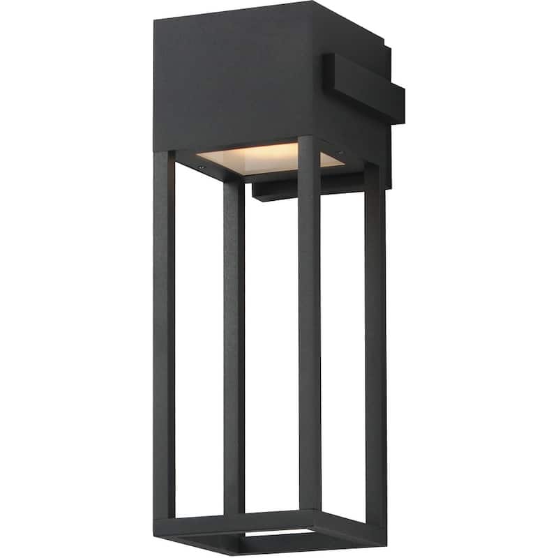 Maxim 40674 Strand VX 18" Tall LED Outdoor Wall Sconce - Black