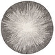 preview thumbnail 35 of 38, SAFAVIEH Handmade Abstract Sippie Modern Wool Rug 6' Round - Ivory/Charcoal - Round