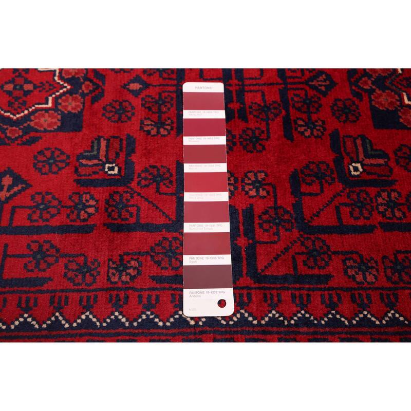 ECARPETGALLERY Hand-knotted Finest Khal Mohammadi Red Wool Rug - 6'8 x 9'8