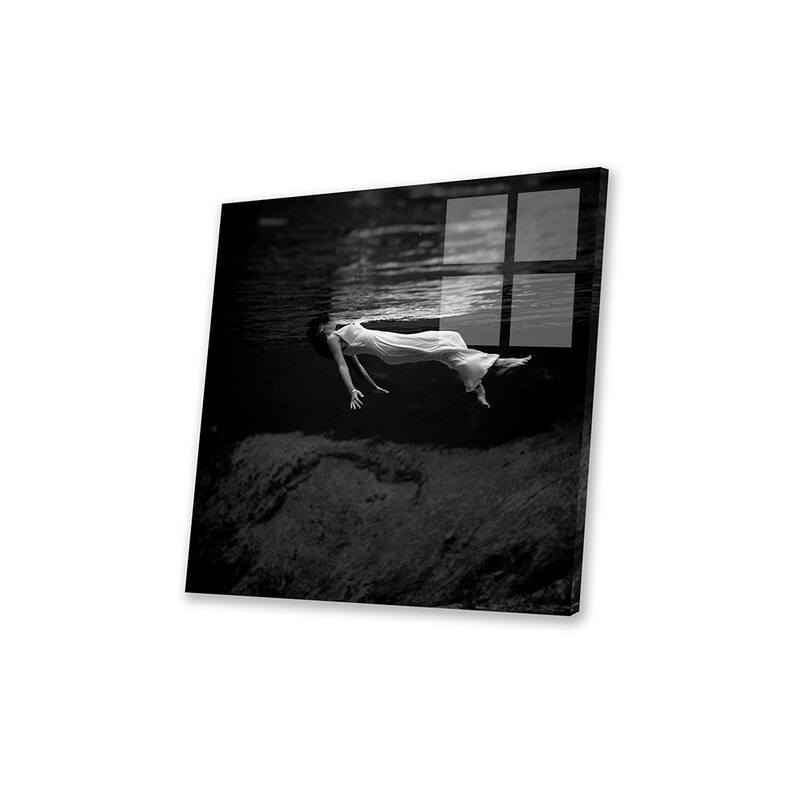 Woman In Water Print On Acrylic Glass by Toni Frissell