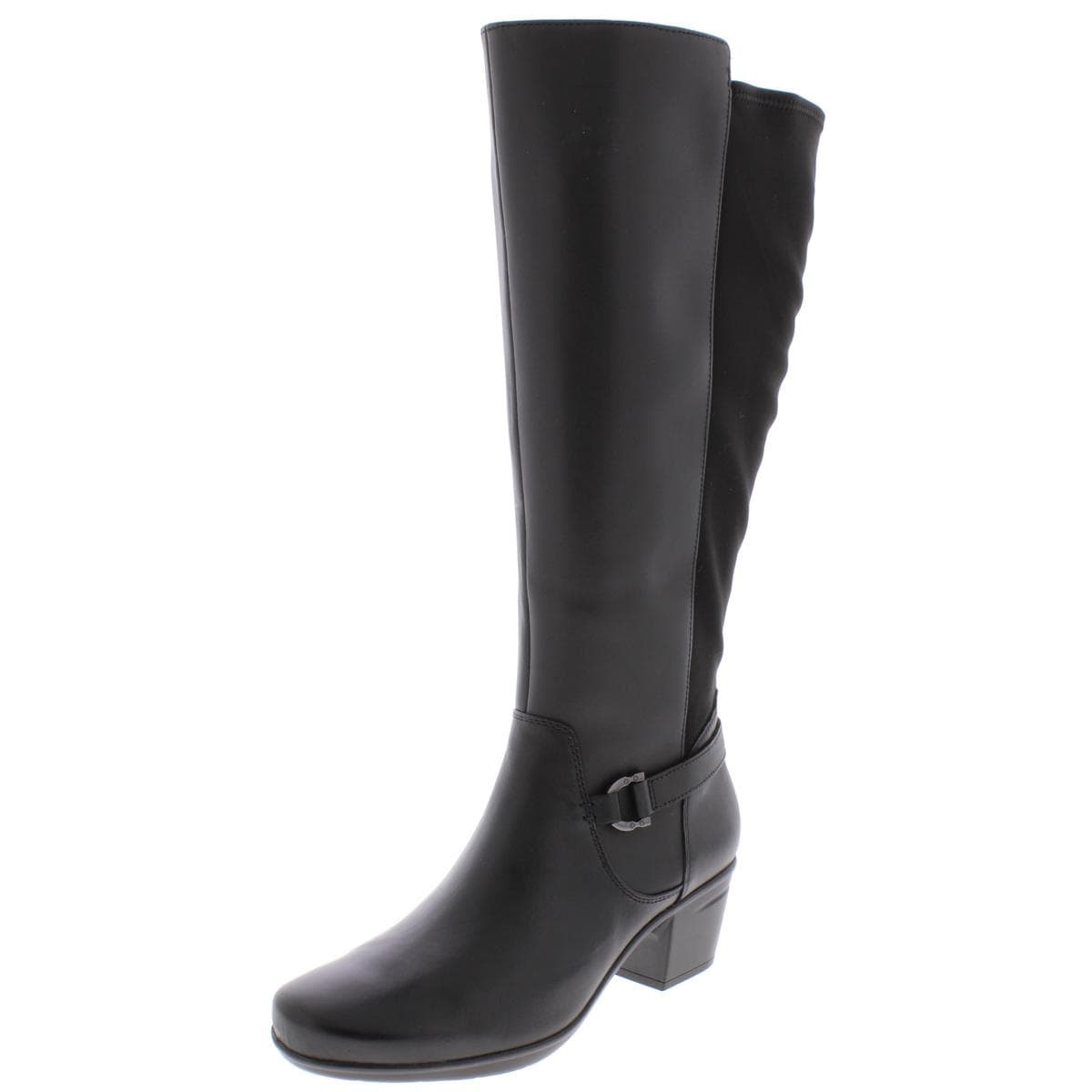 clarks tall boots wide calf