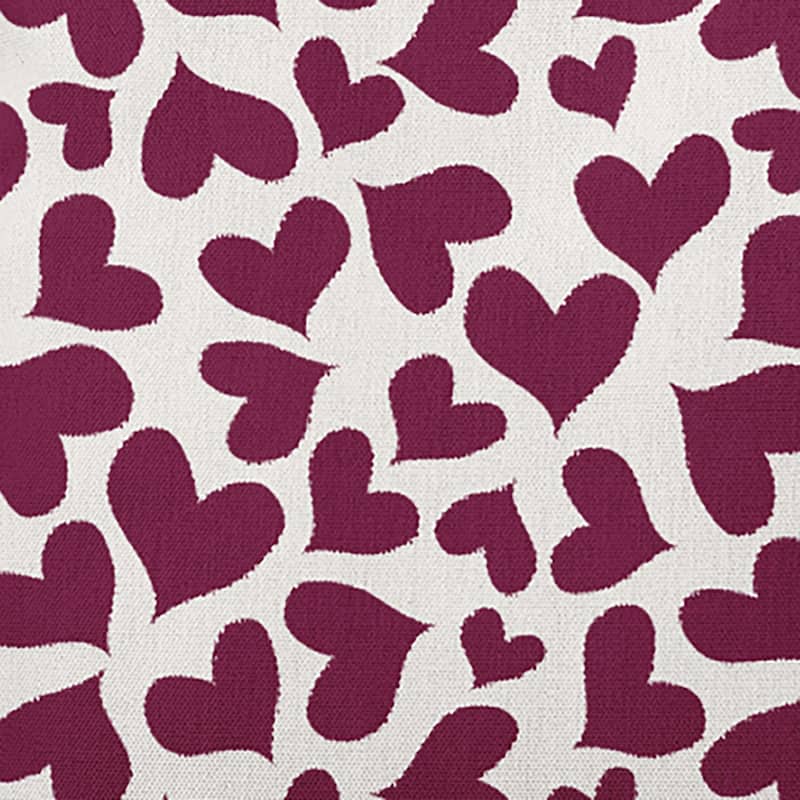 Patterned Hearts Valentine's Day Decorative Indoor/Outdoor Pillow