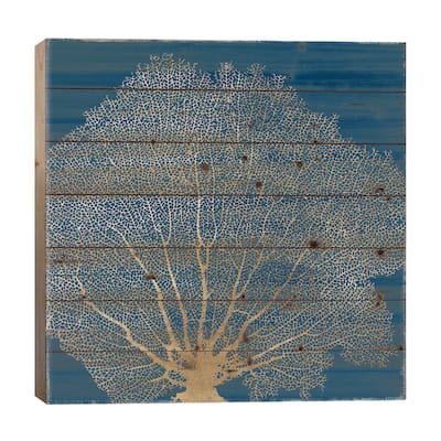 Gold Coral III Print On Wood by Aimee Wilson - Multi-Color