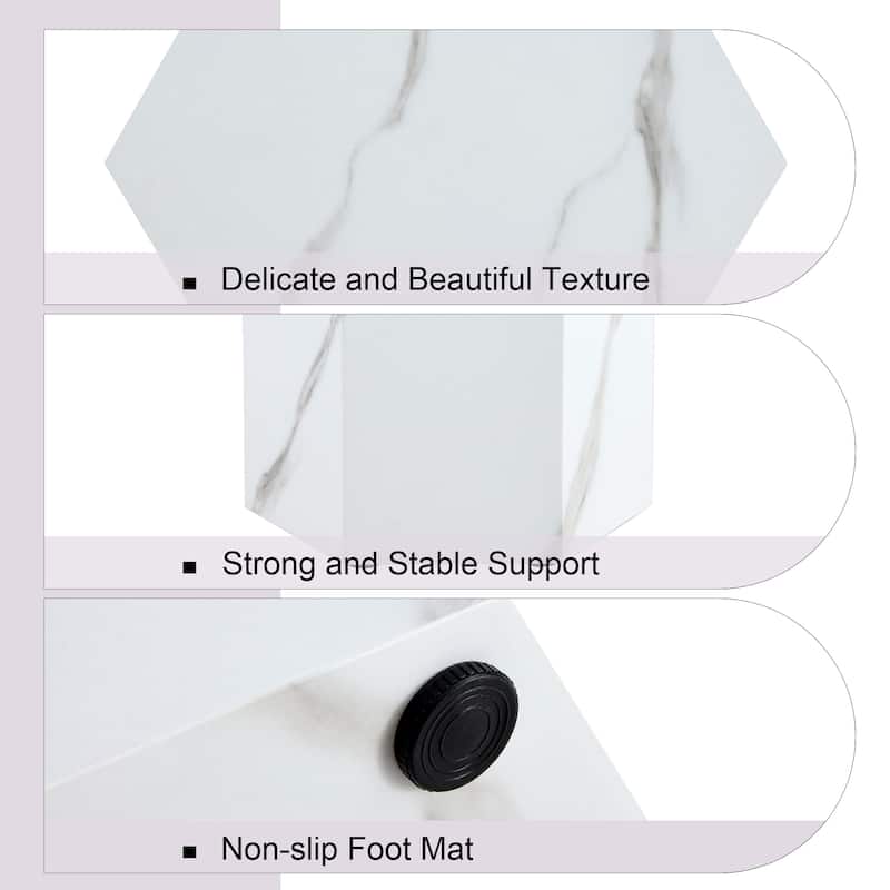 Modern MDF Coffee Table, With Complex Texture Patterns, Style And Texture Coffee Table, Stylish And Durable Design