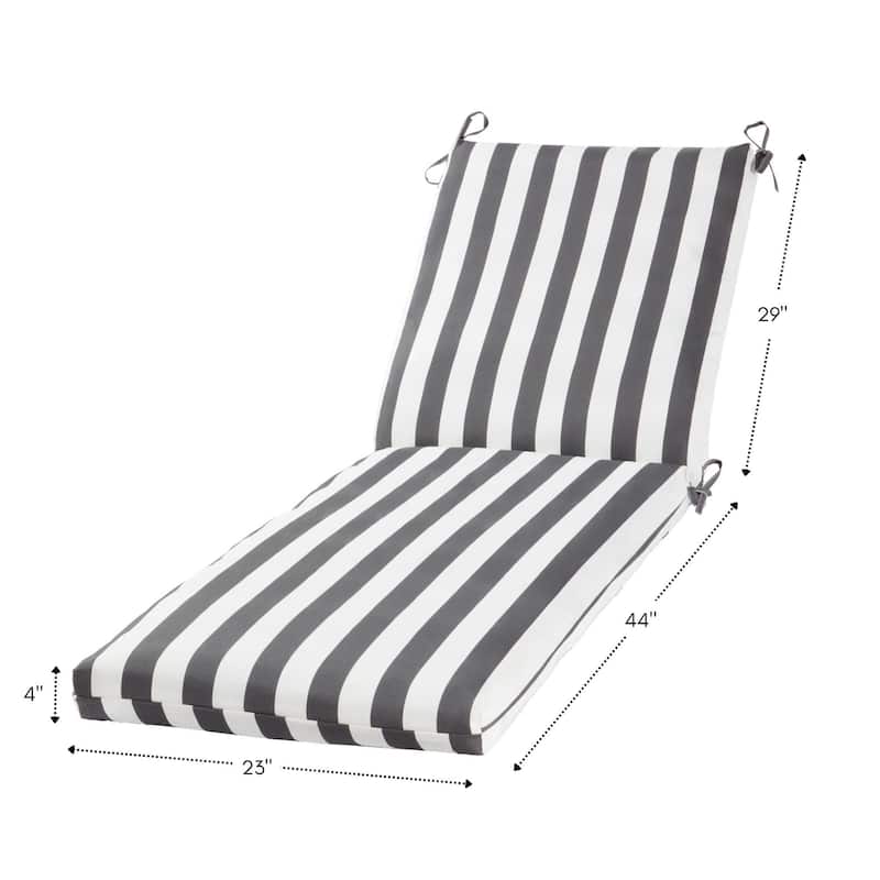 Greendale Home Fashions Outdoor Chaise Cushion (Cushion Only)