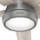 preview thumbnail 11 of 17, Hunter 52" Burroughs Ceiling Fan w/ LED Light Kit, Handheld Remote - Transitional, Industrial