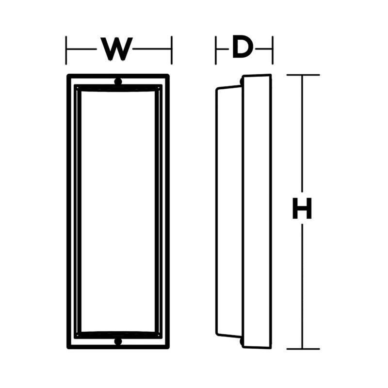 AFX Single Light 14" Tall LED Outdoor Wall Sconce