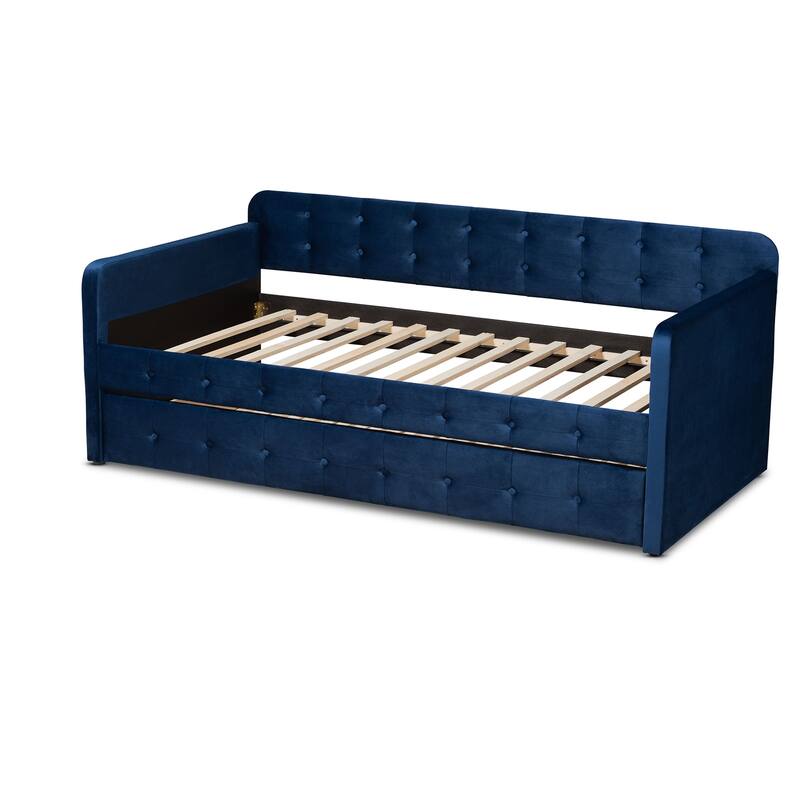 Jona Modern and Contemporary Transitional Daybed with Trundle