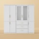 preview thumbnail 13 of 106, Modular Wardrobe Combo Armoires Closet Freestanding Cabinet Organizer