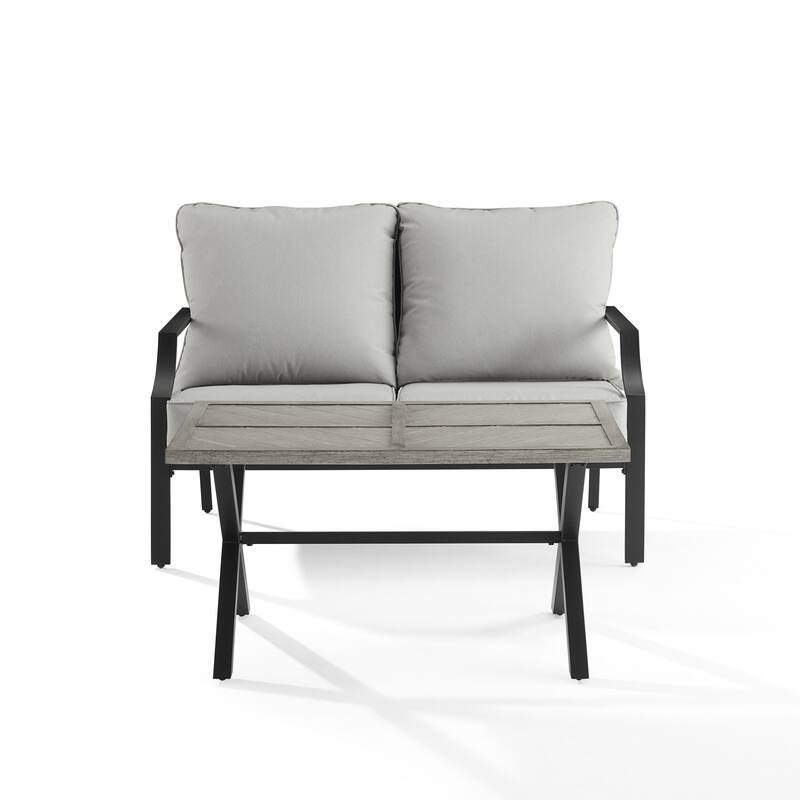 Crosley Otto 2Pc Outdoor Metal Conversation Set
