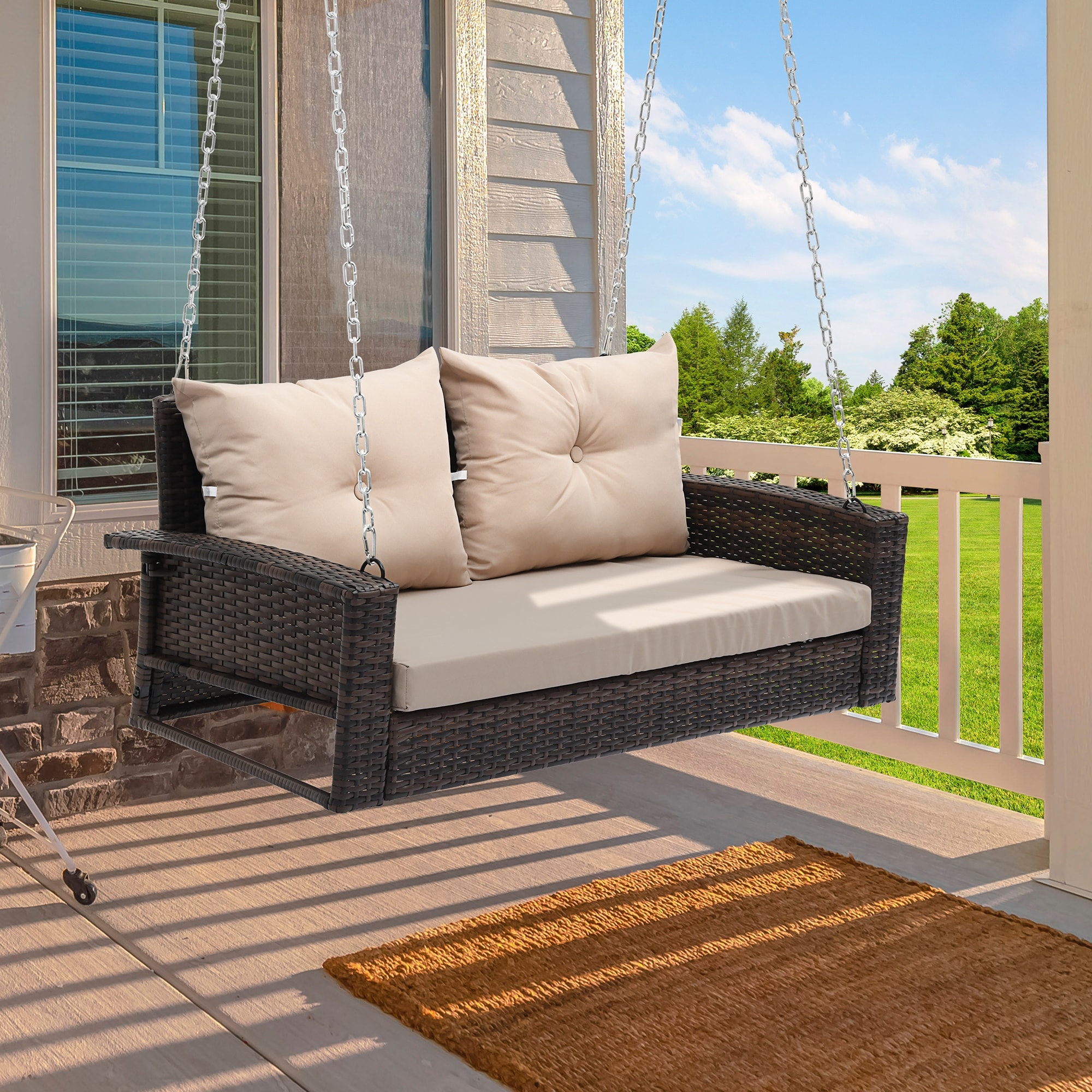 2 Person Porch Swing Bed Bath Beyond 37428057