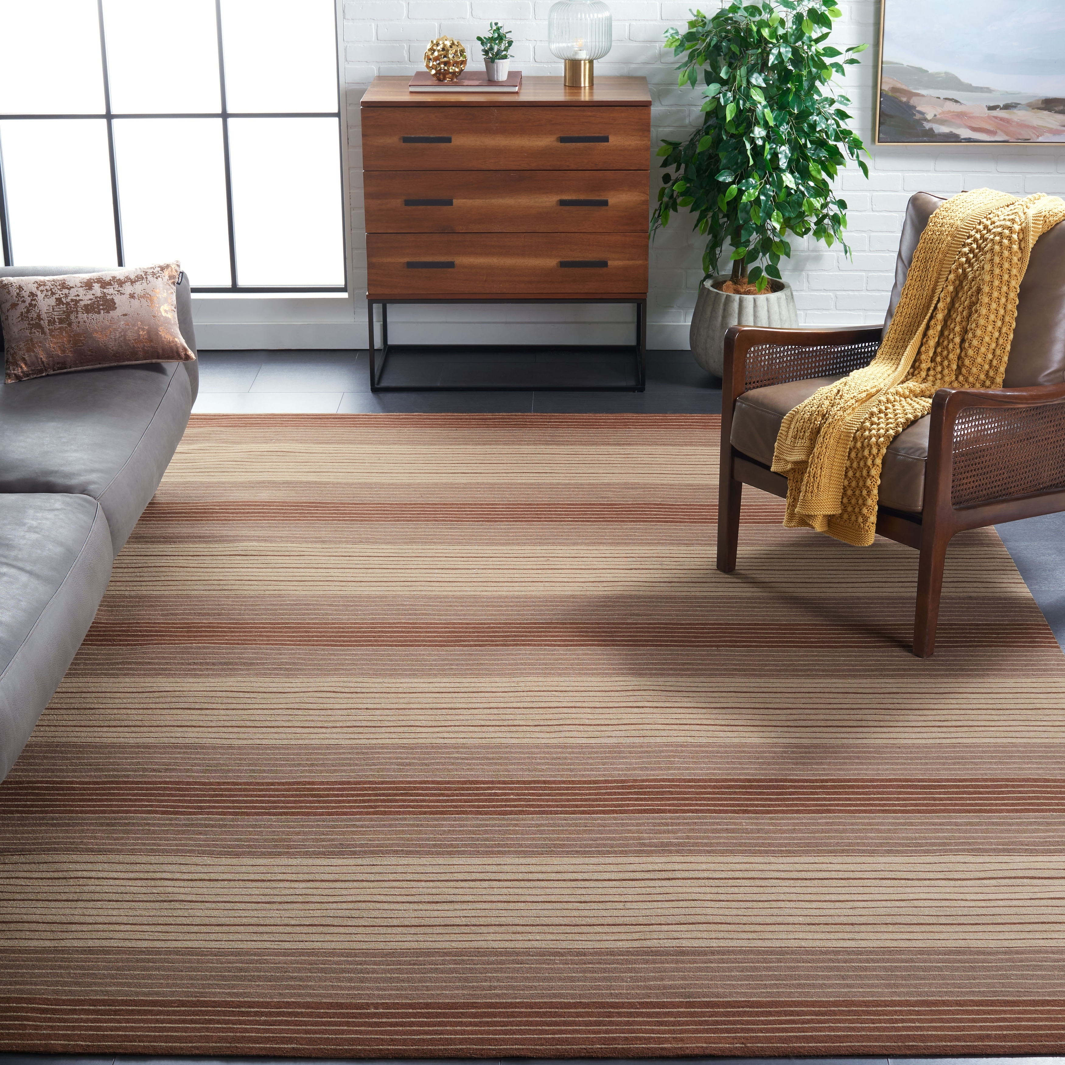 SAFAVIEH Handmade Marbella Chryssoula Modern Wool Rug