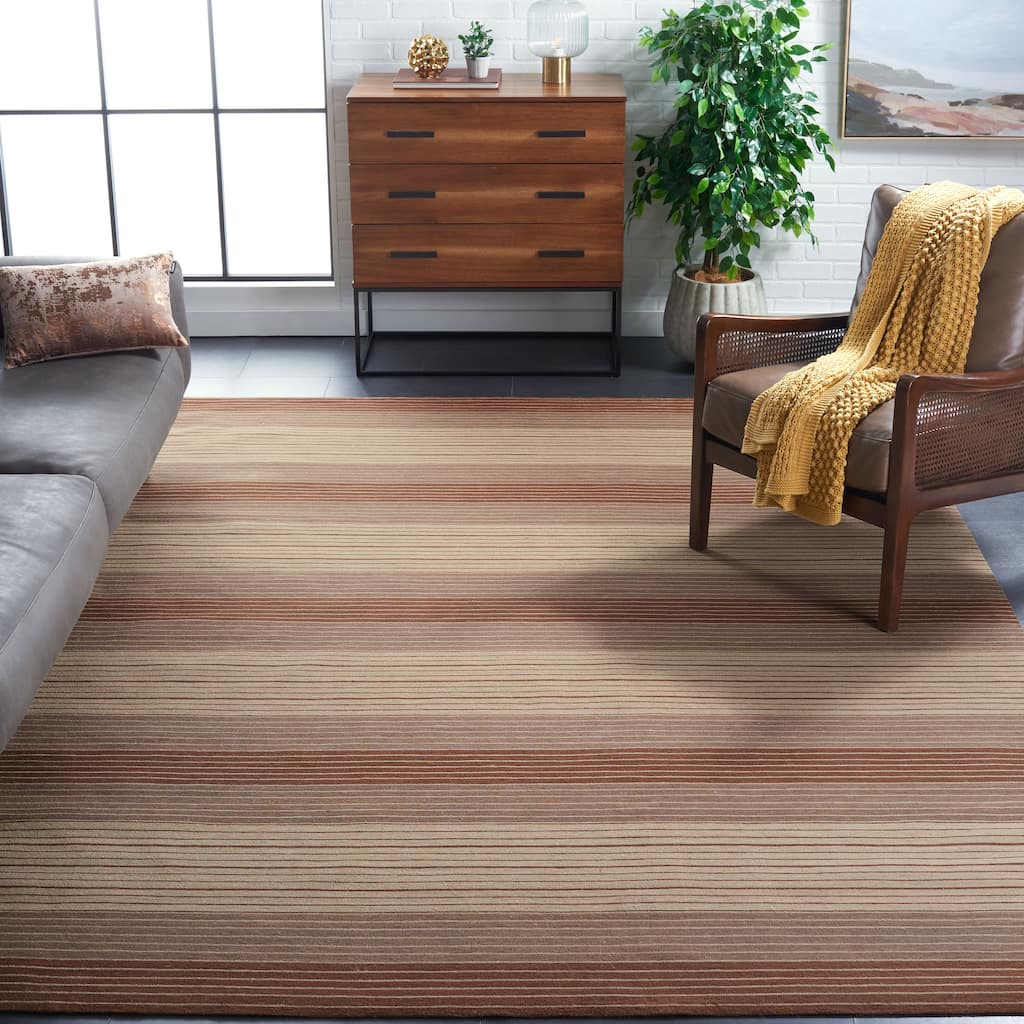 SAFAVIEH Handmade Marbella Chryssoula Modern Wool Rug