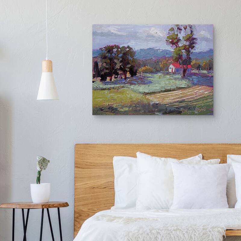 The Land Between by Jennifer Stottle Taylor Canvas Art Print