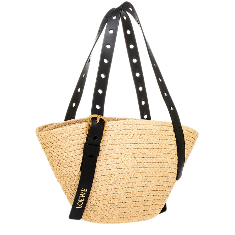 Loewe Small Punch Hole Basket Bag