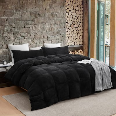 Boi He Thick - Coma Inducer® Oversized Comforter Set - Black