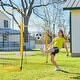 preview thumbnail 2 of 10, 12x6 ft Portable Soccer Goal Kids Soccer Net Carry Bag Backyard Training Yellow - Multi