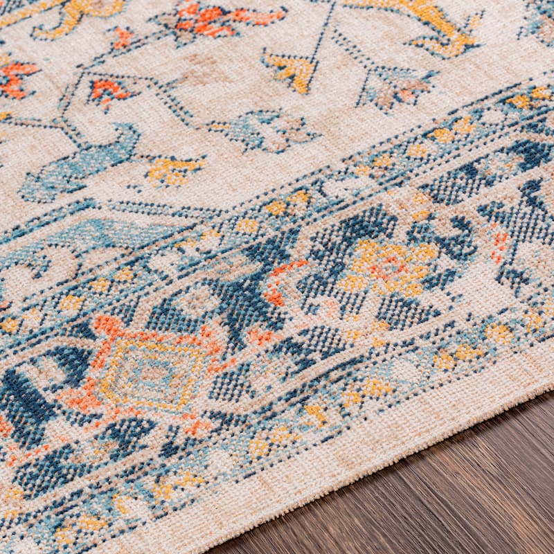 Livabliss Newport Medallion Outdoor Rug