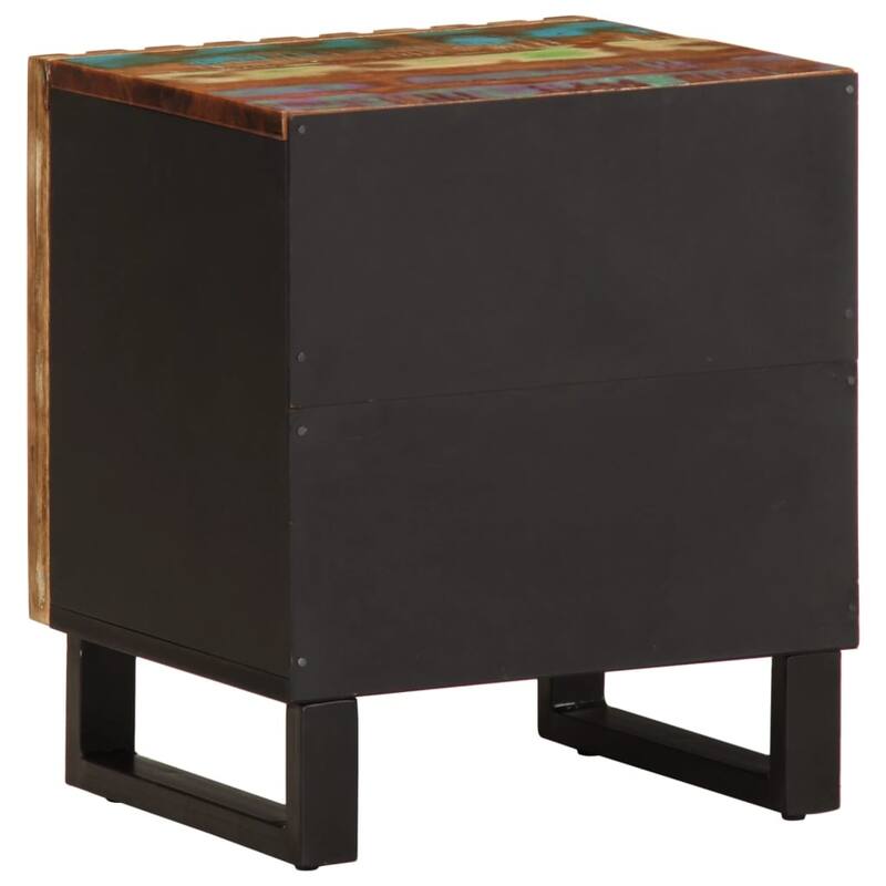 vidaXL Bedside Cabinet Set of 2 Multicoloured