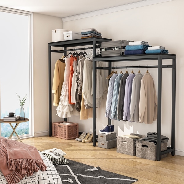 Metal clothes shelves cheap
