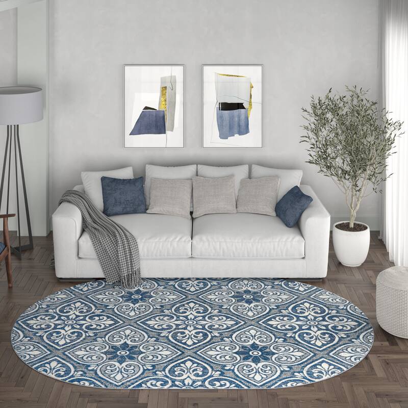 Carrington Global Floral & Botanical Indoor Area Rug
