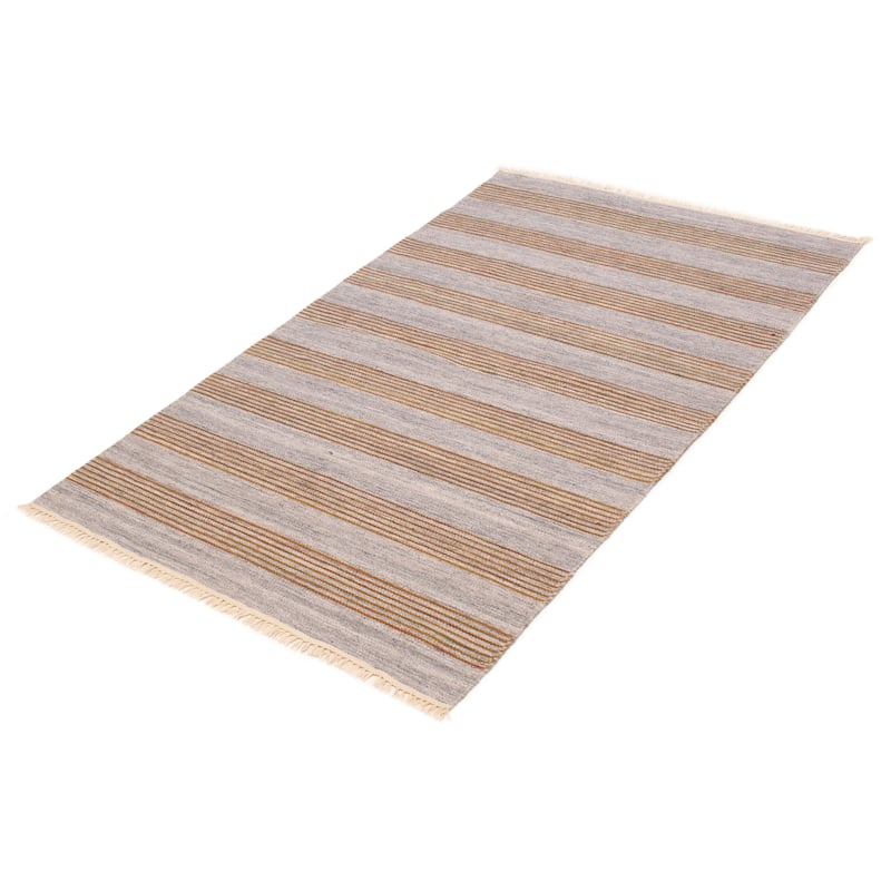 Boho Grey Kilim 4'11" x 8'2" - 4'11 x 8'2