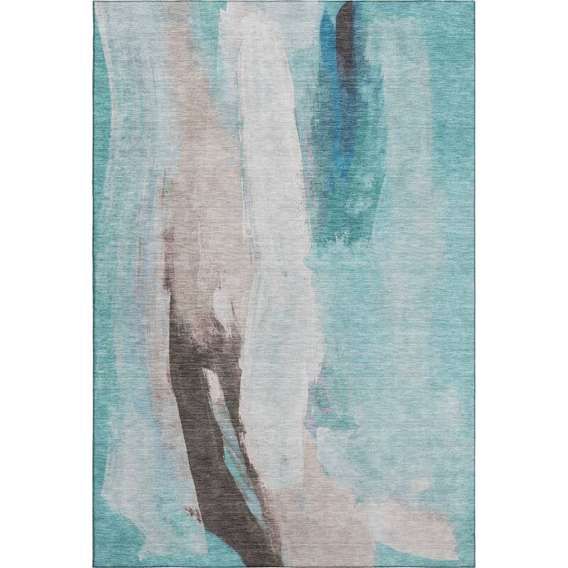 Premium Washable Super Soft Abstract Brushstrokes Mayfield Rug
