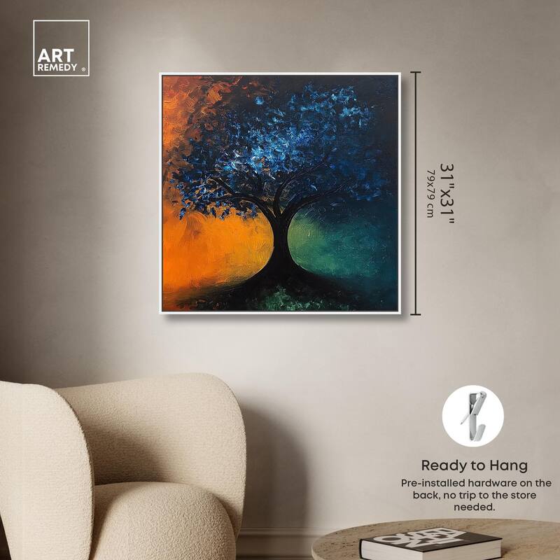 Tree of Opposites II Canvas by Art Remedy