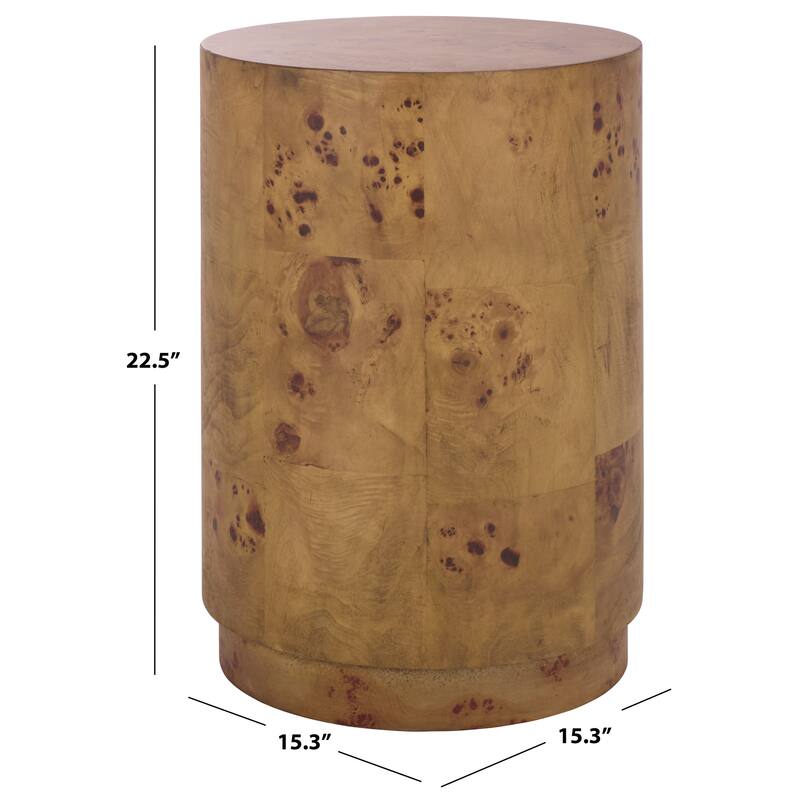 SAFAVIEH Home Siya Round Accent Table - 15"W x 15"D x 23"H
